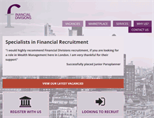 Tablet Screenshot of financialdivisions.co.uk